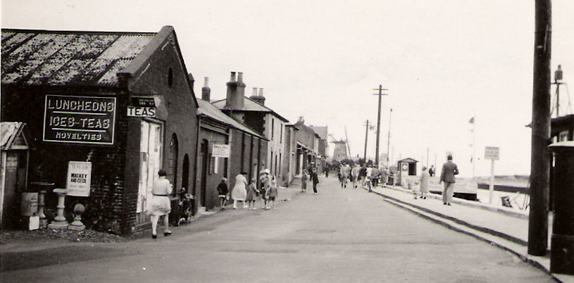 Original postcard of Littlehampton showing Drill Hall